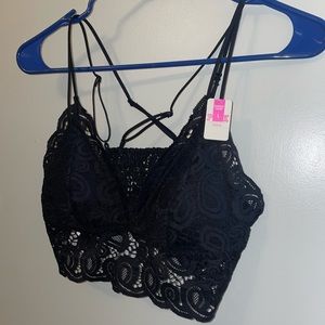Beautiful VS PINK black bralette